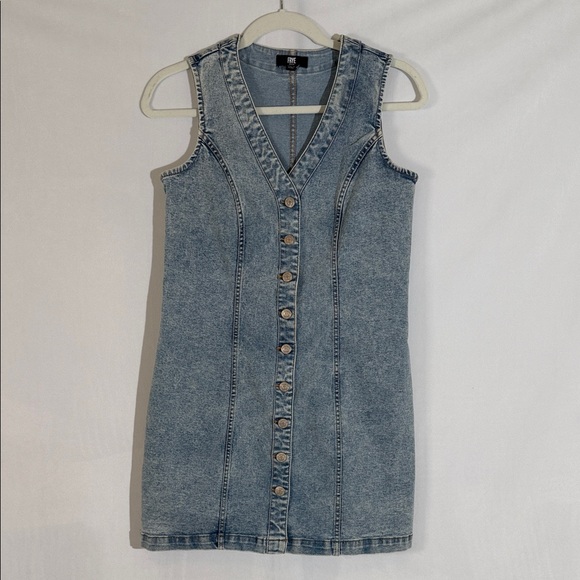 Frye Dresses & Skirts - Frye Denim Mini Dress Size XS Button Front EUC Western